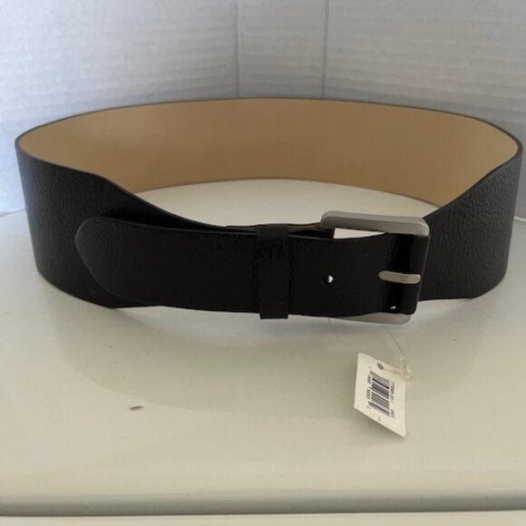 Banana Republic wide leather belt. - Picture 1 of 8